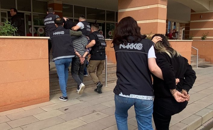 Kastamonu'da uyuşturucu operasyonunda yakalanan 3 zanlı tutuklandı