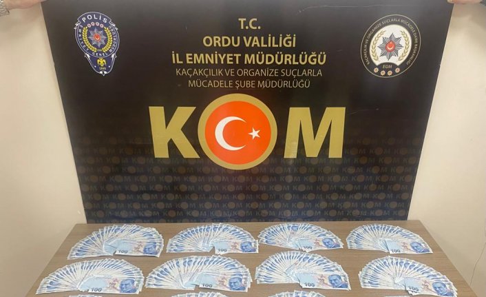 Ordu'da evinin çatısında sahte para ele geçirilen kişi tutuklandı