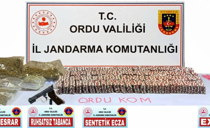 Ordu'da uyuşturucu operasyonunda 3 kişi tutuklandı