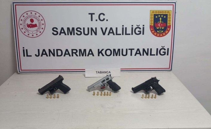 Samsun'da silahla havaya ateş eden 3 kişi yakalandı