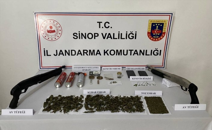 Sinop'ta uyuşturucu operasyonunda 3 kişi yakalandı