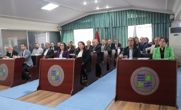 Ünye Belediye Meclisi ilk toplantısını yaptı