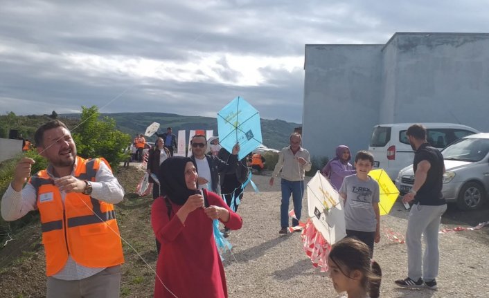 İskilip'te uçurtma şenliği yapıldı