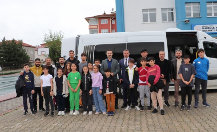 Samsun'u Konya'da temsil edecek oryantiring takımı Havza'dan yolcu edildi