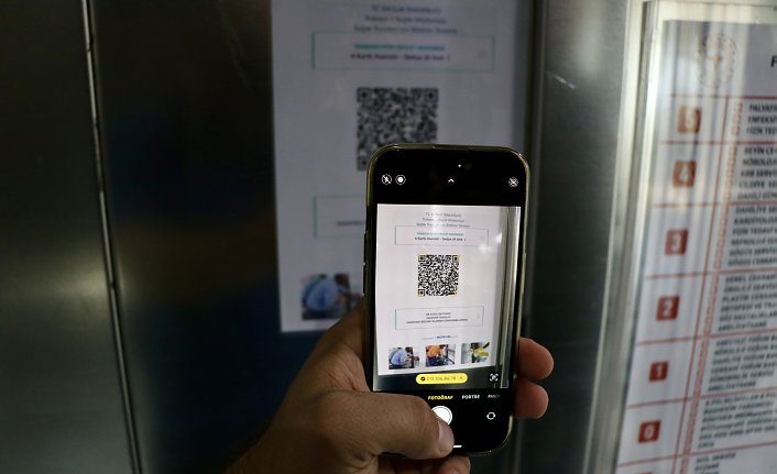 Trabzon'da hastane asansörlerine hijyene “karekod“lu kontrol