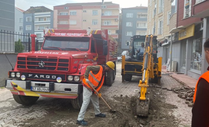 Türkeli ilçesinde doğal gaz için çalışmalar başladı