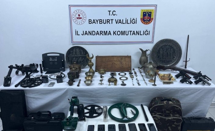 Bayburt merkezli tarihi eser operasyonunda 1 kişi tutuklandı