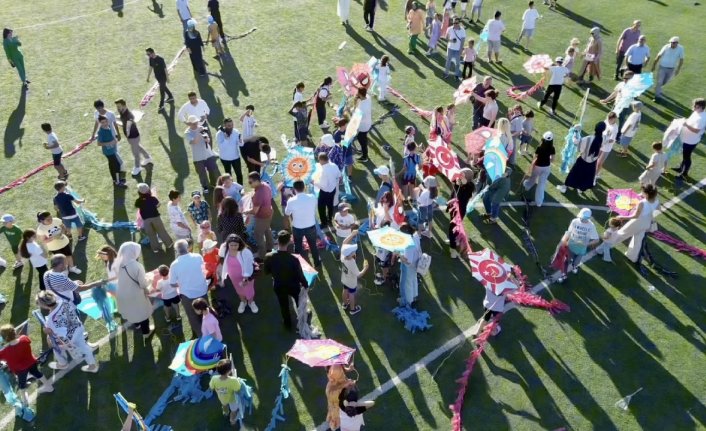 Giresun'da çocuklar uçurtma şenliğinde buluştu