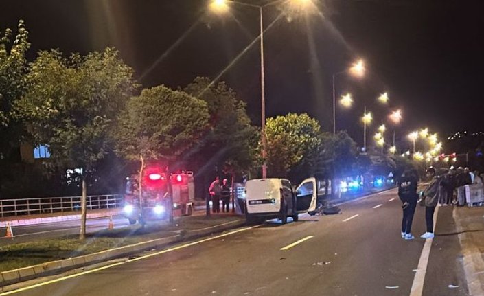 Gümüşhane'de hafif ticari araç ile çarpışan motosikletin sürücüsü öldü