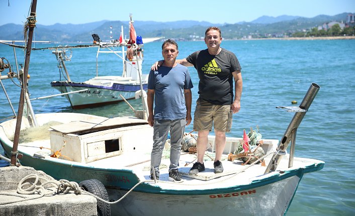 Ordu'da denizde çıkan hortumun içinden geçen balıkçılar o anları anlattı