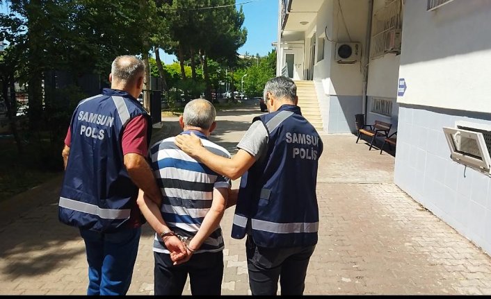 Bafra'da 10 yıl 10 ay hapis cezası bulunan firari yakalandı