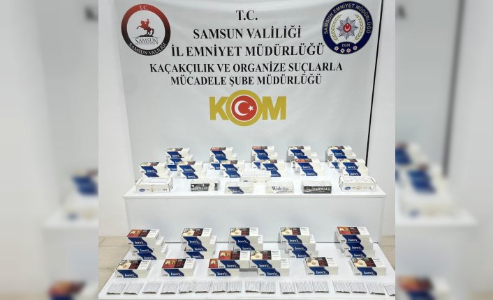 Samsun'da 11 bin 760 makaron ele geçirildi