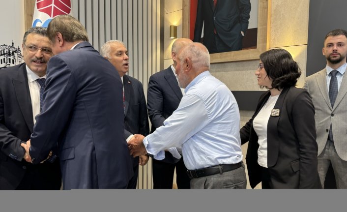 Trabzon'da bayramlaşma töreni düzenlendi