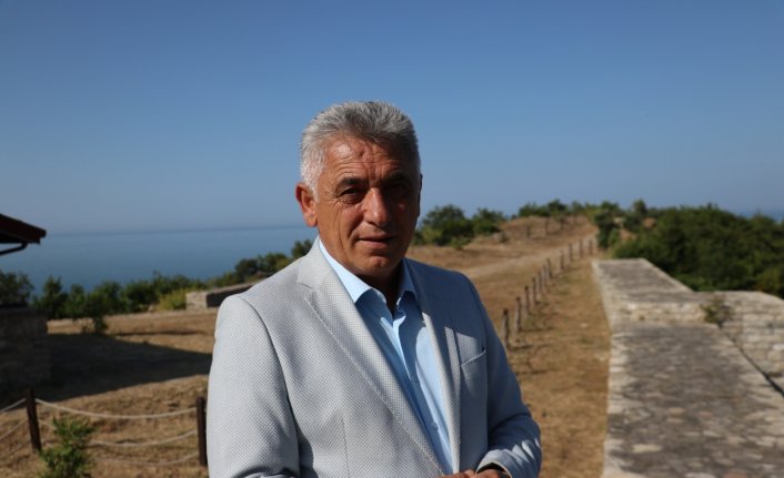 Üç tarafı deniz manzaralı Ginolu Kalesi, restorasyonun ardından ziyaretçilerini bekliyor