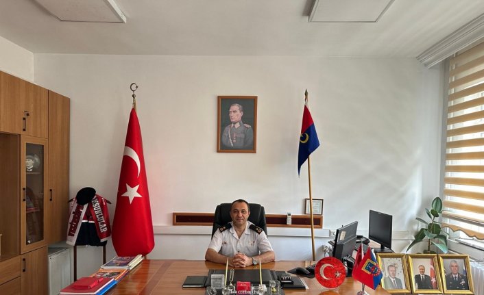 Vezirköprü İlçe Jandarma Komutanı Binbaşı Çetinkaya, Şırnak'a atandı