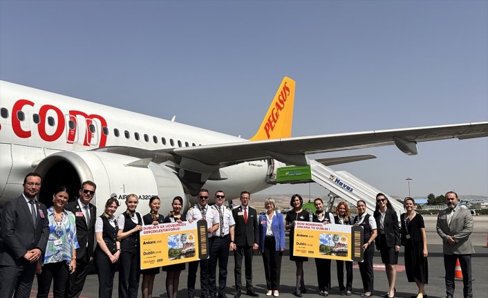 Ankara Esenboğa'dan Dublin'e direkt uçuşlar başladı