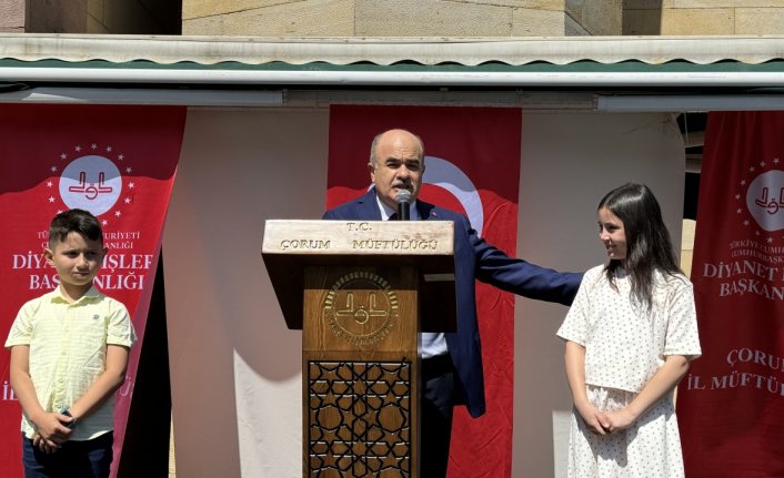 Çorum'da 813 yaz Kur'an kursunda eğitim başladı