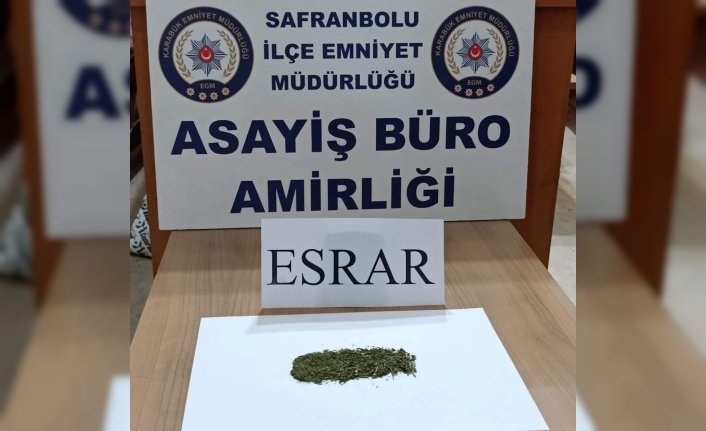 Karabük'te uyuşturucu operasyonlarında 2 şüpheli yakalandı