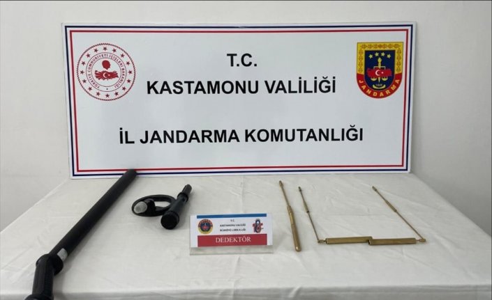 Kastamonu'da kaçak kazı yapan 5 kişi suçüstü yakalandı