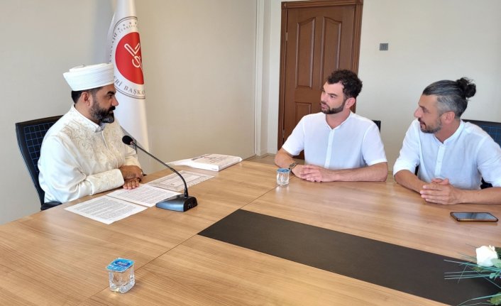 Ordu'ya gezmeye gelen Alman vatandaşı Priamo, Müslüman oldu