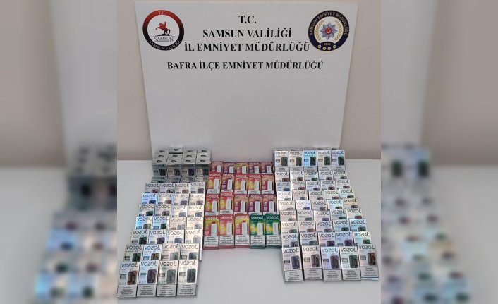 Bafra'da kaçakçılık oerasyonunda 2 kişi yakalandı