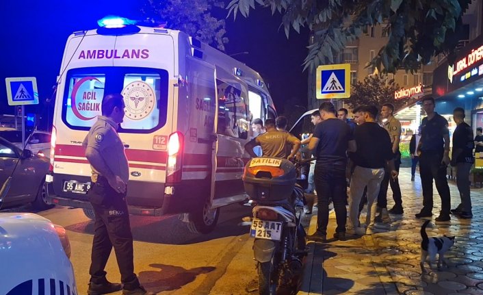 Samsun'da bir kişi bıçakla ağır yaralandı