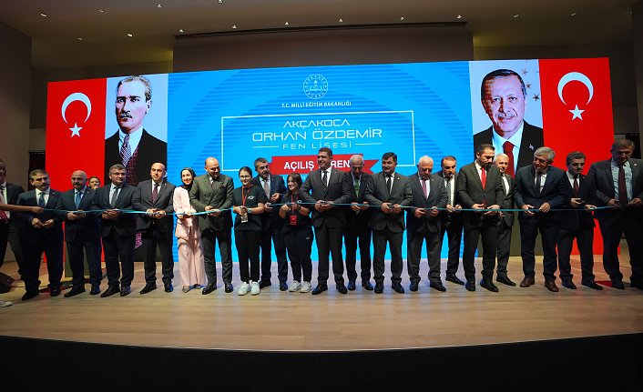 Milli Eğitim Bakanı Tekin, Düzce'de okul ek hizmet binaları açılışında konuştu: