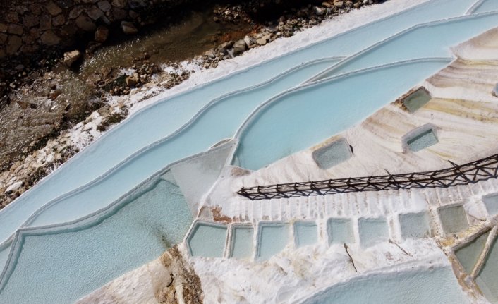 Göksu Travertenleri ve Mavigöl yürüyüş yoluyla birbirine bağlanacak