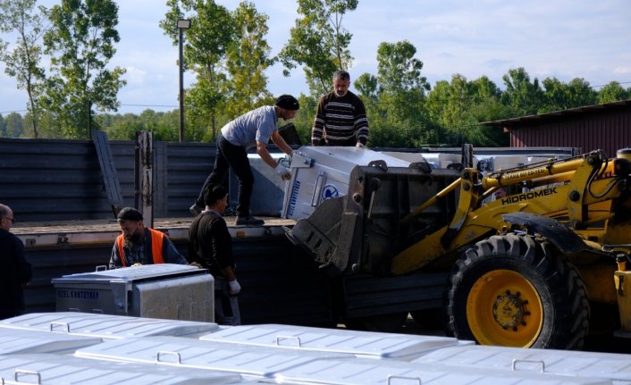 Terme Belediyesi, 100 yeni çöp konteyneri ile hizmet ağını genişletiyor