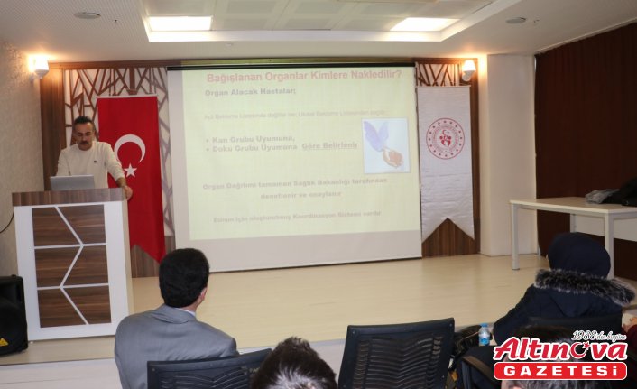 Havza'da organ bağışı farkındalık eğitimi düzenlendi