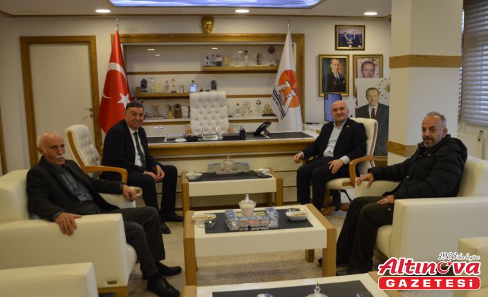 İYİ Parti'li Usta'dan Havza Belediye Başkanı İkiz'e ziyaret