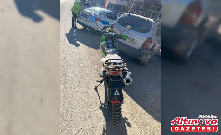 Tokat'ta 9 motosiklet ve 1 araç trafikten men edildi
