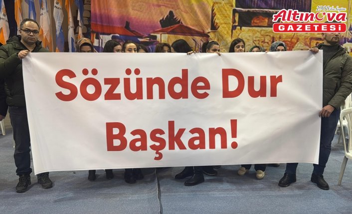 Adalet Bakanı Tunç, Amasya Belediyesinde işten çıkarılan işçilerle görüştü
