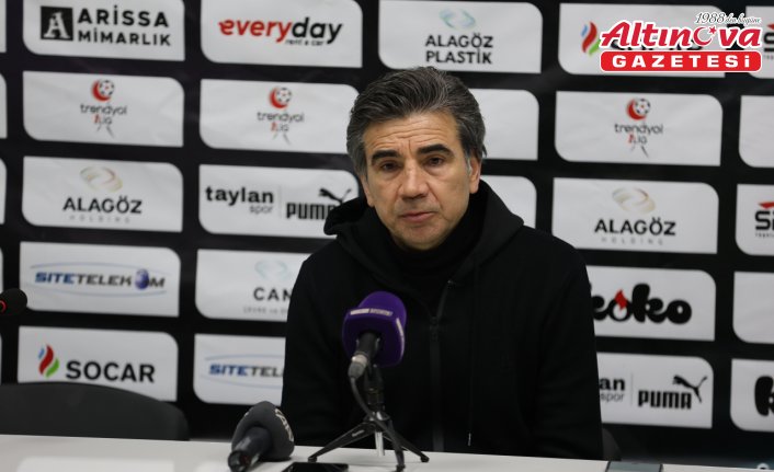 Alagöz Holding Iğdır FK-Boluspor maçının ardından