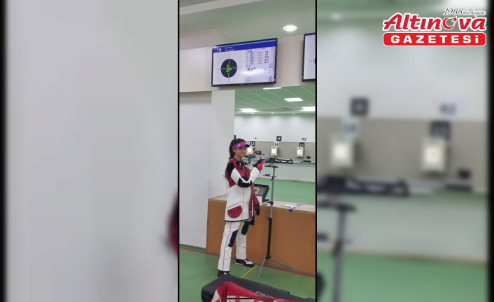 Bafralı sporcu atıcılıkta Türkiye ikinciliği elde etti