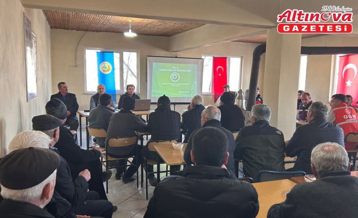 Göynük'te orman yangınları bilgilendirme toplantısı yapıldı