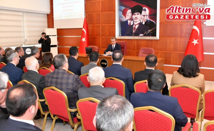 Gümüşhane'de İl Koordinasyon Kurulu Toplantısı yapıldı