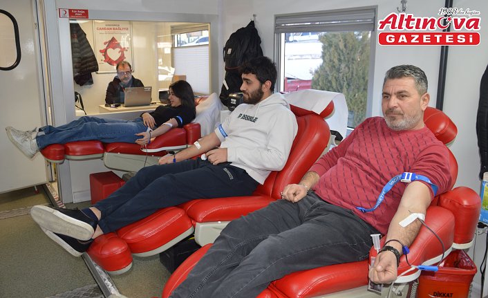 Havza'da 106 ünite kan bağışı alındı