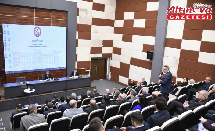 Kastamonu'da İl Koordinasyon Kurulu Toplantısı yapıldı