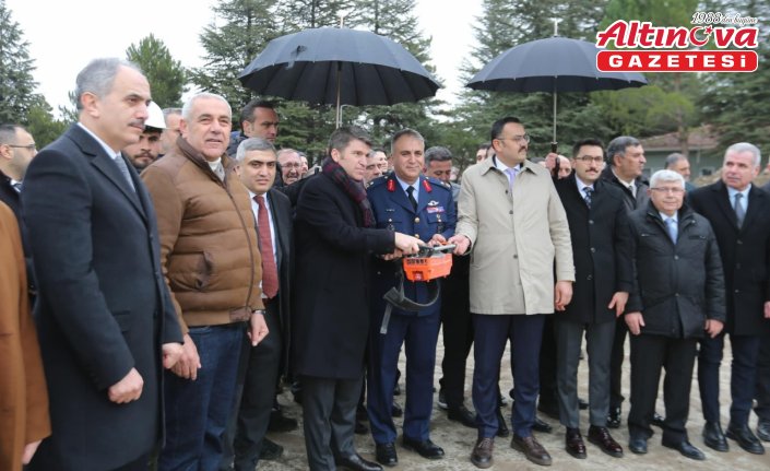 Merzifon 5. Ana Jet Üs Komutanlığına yapılacak caminin temeli atıldı