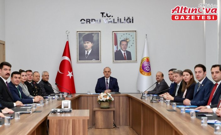Ordu'da güvenlik asayiş ve koordinasyon toplantısı yapıldı