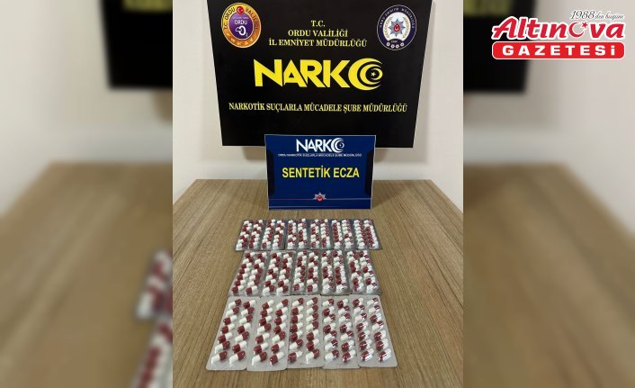 Ordu'da uyuşturucu ele geçirilen otomobildeki 4 kişi tutuklandı