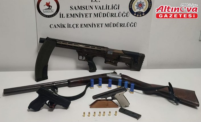 Samsun'da düğünde havaya ateş açan 3 zanlı yakalandı