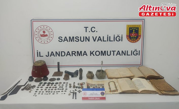 Samsun'da tarihi eser kaçakçılığı operasyonunda 1 kişi yakalandı