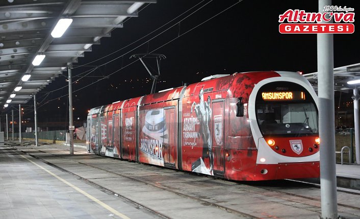 Samsun tramvay hattı 2024 yılında 24 milyon 86 bin yolcu taşıdı