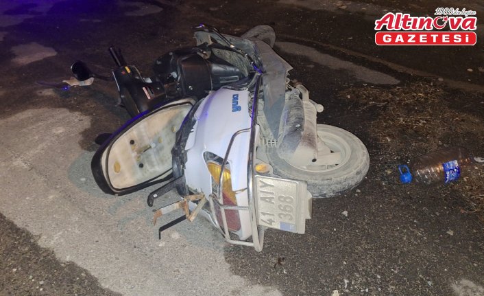 Bafra'da otomobille çarpışan motosikletin sürücüsü yaralandı