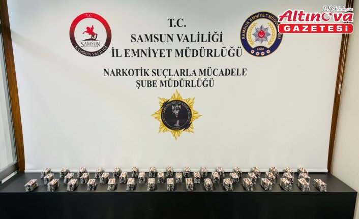 Samsun'da uyuşturucu operasyonunda 4 zanlı yakalandı