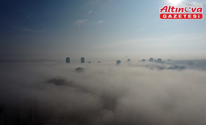 Sisle kaplanan Kastamonu havadan görüntülendi