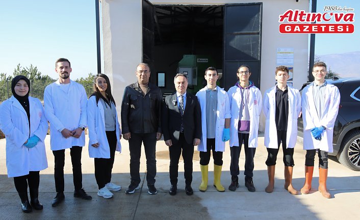 TOGÜ Rektörü Yılmaz, kompost üretim tesisini ziyaret etti