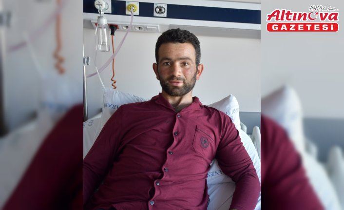 Trabzon'da bir hastanın göğüs boşluğundan 3,5 kilogram tümör çıkarıldı